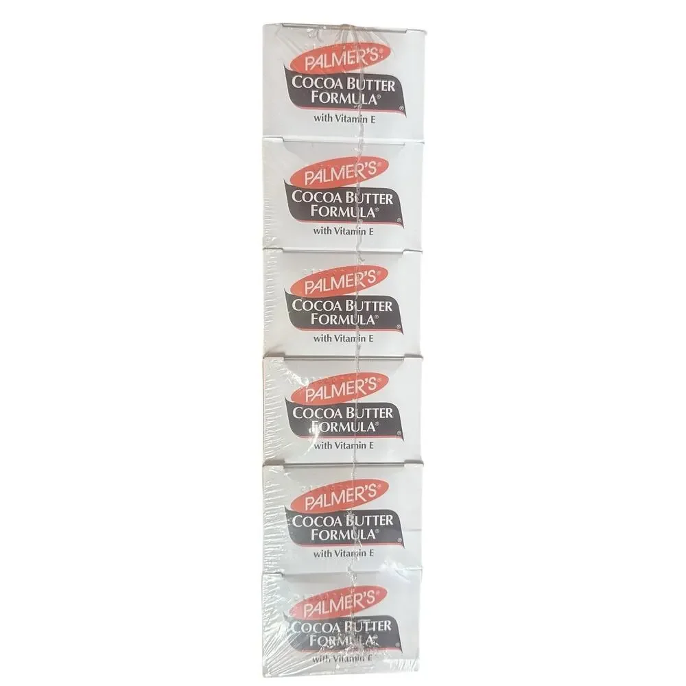 Palmers Cocoa Butter Formula Cream‎ Bar Soap w/ Vitamin E 4.7 Oz Lot of 6 NEW